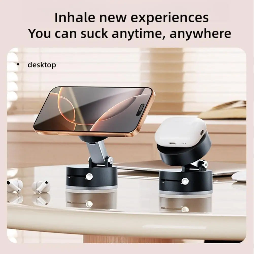 TOYA Ultra-Stable Magnetic Car Phone Holder with Double-Sided Vacuum Suction Cup